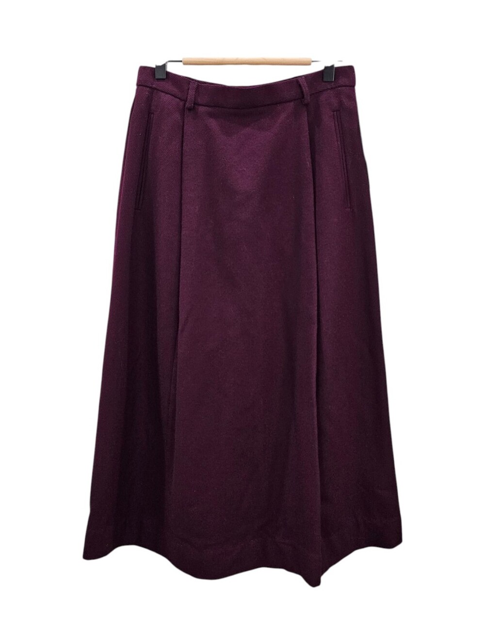 Vtg 70s 80s Nwt PENDLETON Knockabout Plum Purple Wool Midi A-Line Skirt 10